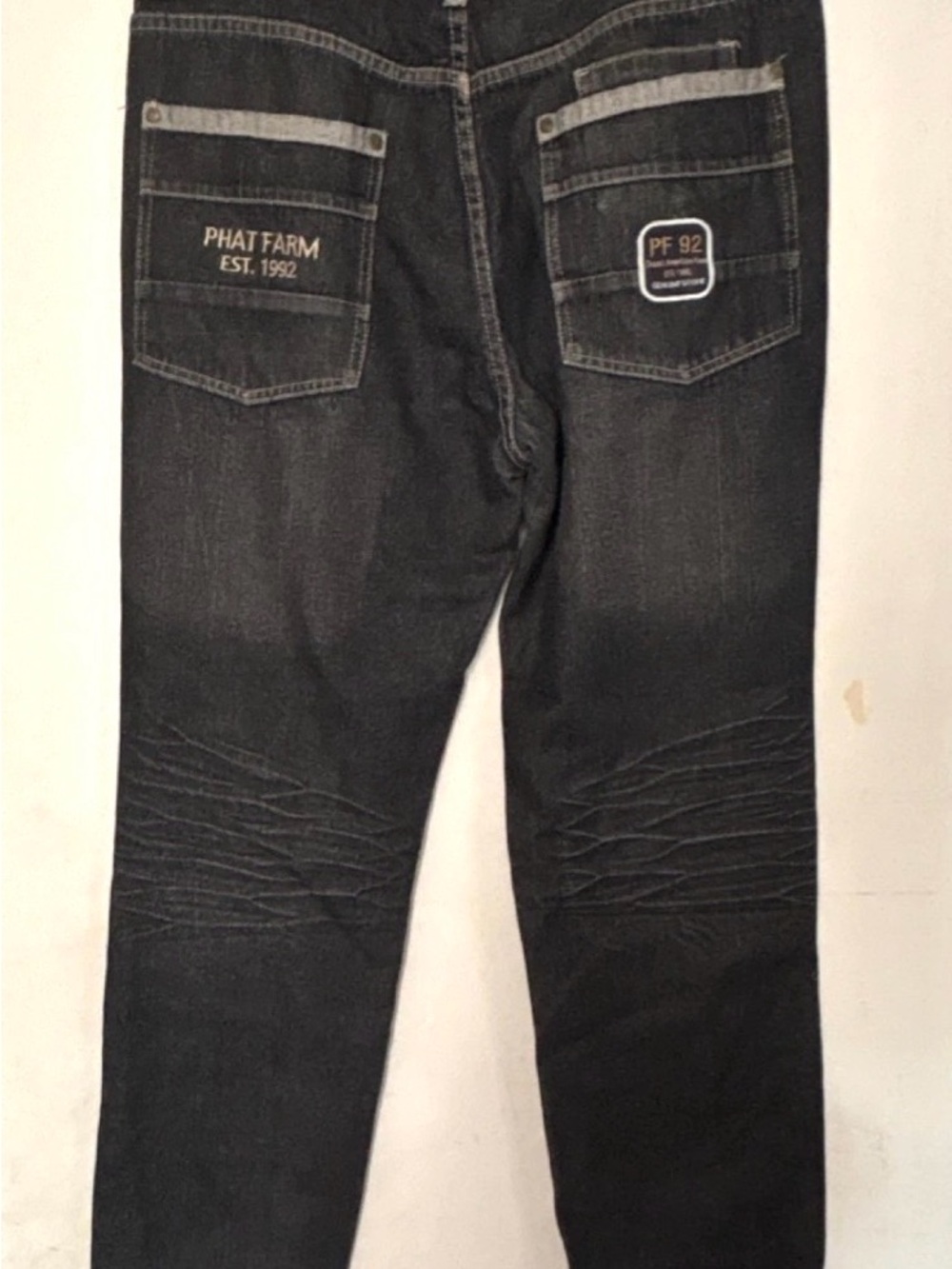 American Eagle Outfitters Black Washed Relaxed Jeans - Picture 2 of 10